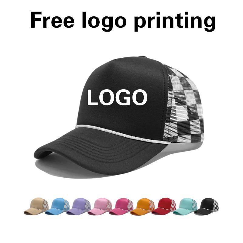 Running Cap Mesh - 新しい男性女性野球帽子カスタマイズされたロゴトラックメッシュ帽子スポーツランニング釣り競技イベント日焼け止め広告キャップ