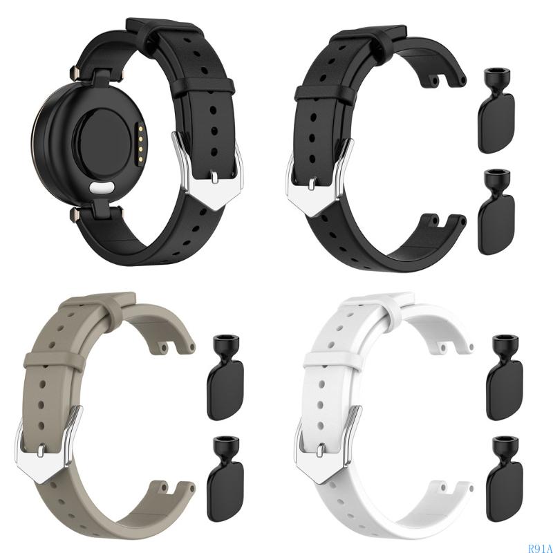 Sweat Band Wrist - R91Aレザーバンドスマートウォッチ手首ストラップループブレスレット交換ベルトスウェットプルーフスキンフレンドリーに適しています
