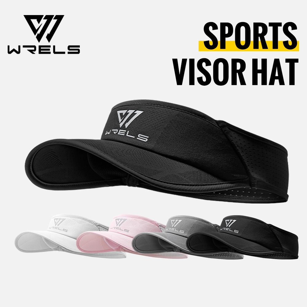Running Cap Mesh - WRELS サマー エンプティトップハット 滑り止め サンハット 冷感