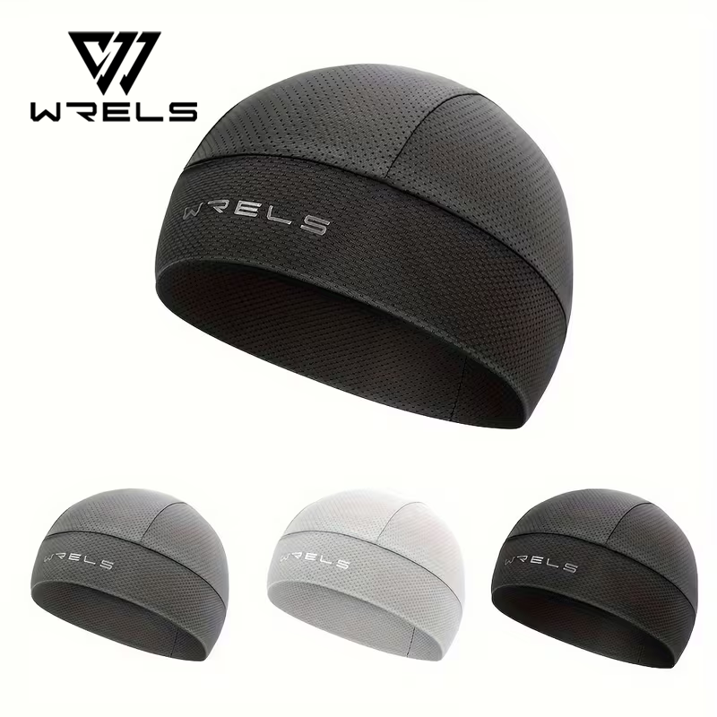 Running Cap Mesh - サイクリングオートバイキャップ通気性速乾性弾性アウトドアキャップ汗吸収軽量冷却ランニングヘルメットインナーキャップ
