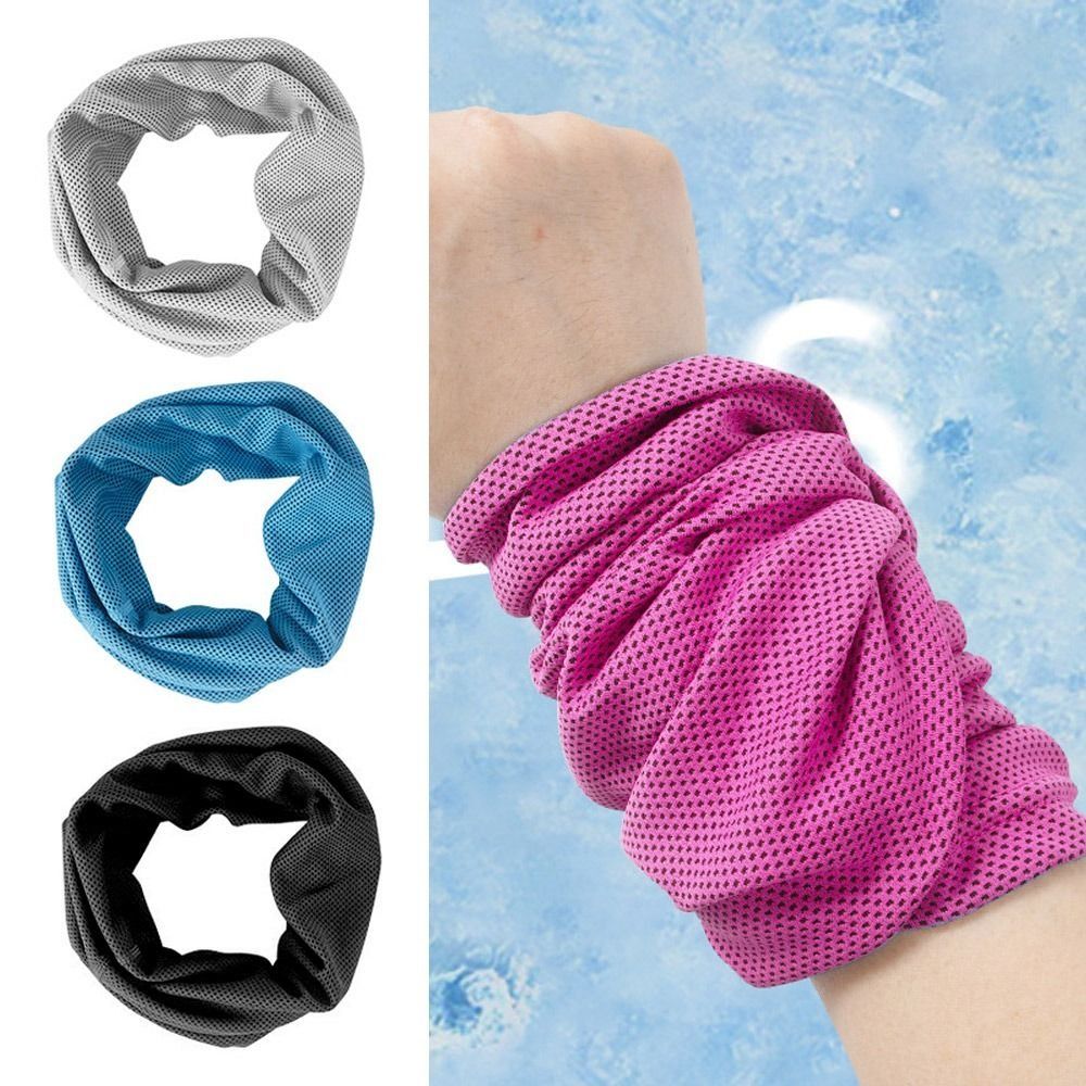 Sweat Band Wrist - ポリエステル繊維スポーツリストスウェットタオル汗吸収リストワイプ汗止めバンド速乾冷却タオルフィットネスキャンプランニング