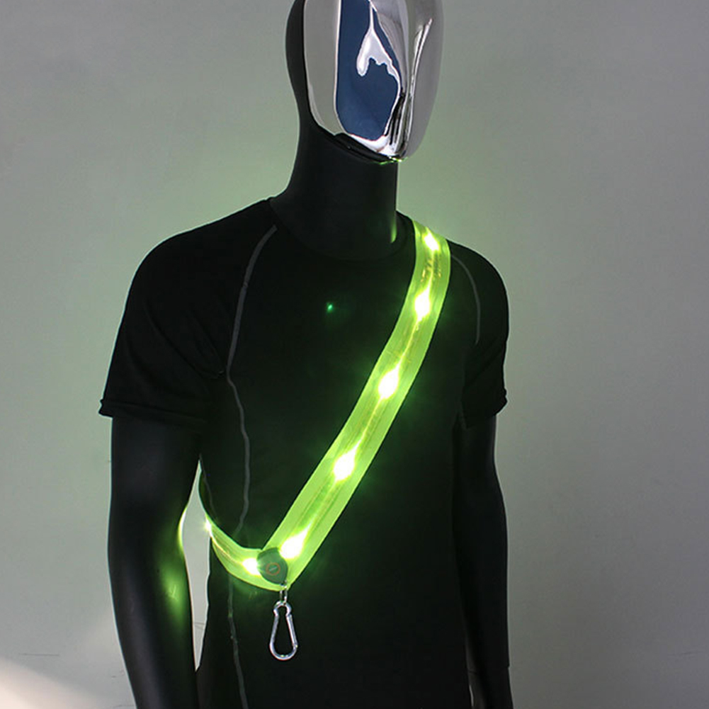 LED ランニングベルト充電式イルミネーションショルダースト - Running Gear For のレビューと価格