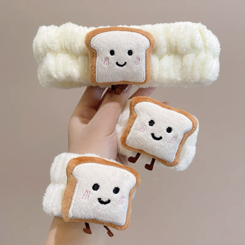 顔,汗,ウサギ,豚,猫の足,漫画,新鮮で柔らかく,カワイイの - Sweat Band Wrist のレビューと価格