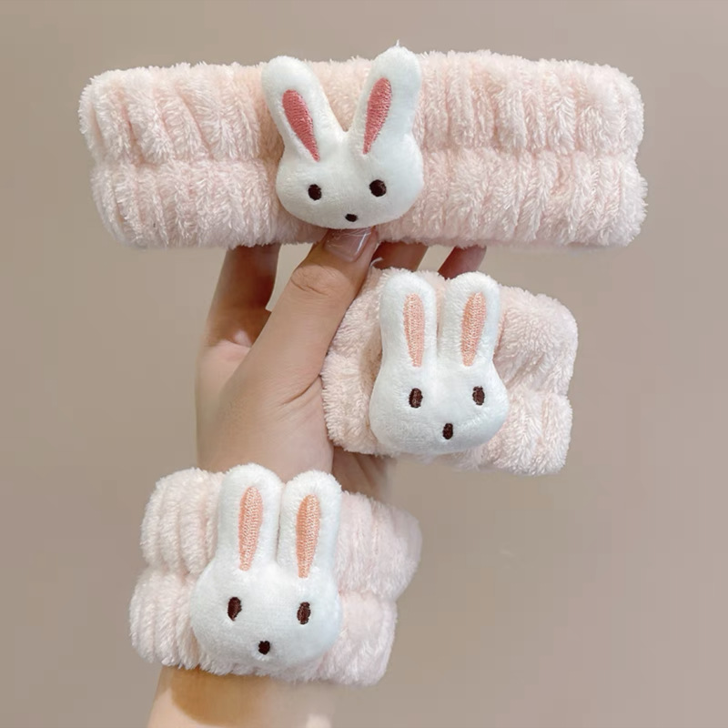 顔,汗,ウサギ,豚,猫の足,漫画,新鮮で柔らかく,カワイイの - Sweat Band Wrist のレビューと価格