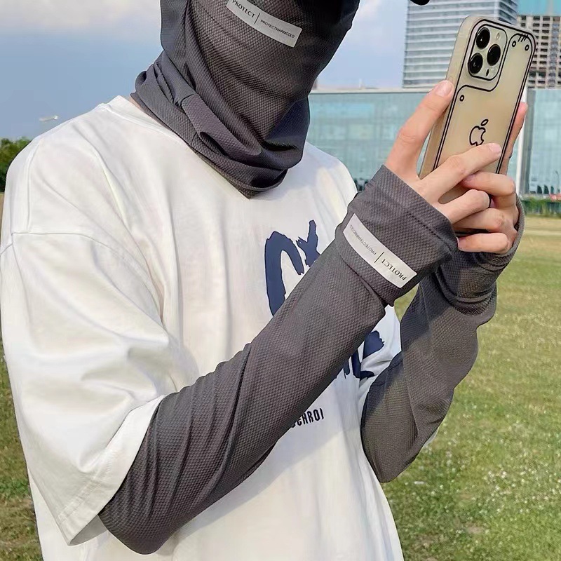 1 ペアユニセックス UV 冷却サンアームスリーブ通気性カバ - Running Gear For のレビューと価格