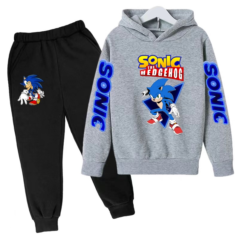 キッズ超音速服ジョギングブルースウェットシャツトップコート+ - Running Gear For Kids のレビューと価格