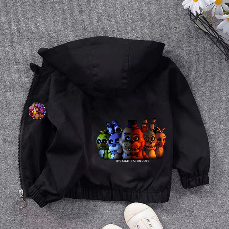 Fnafs フード付きジャケット男の子女の子ファイブナイツフ - Running Gear For Kids のレビューと価格