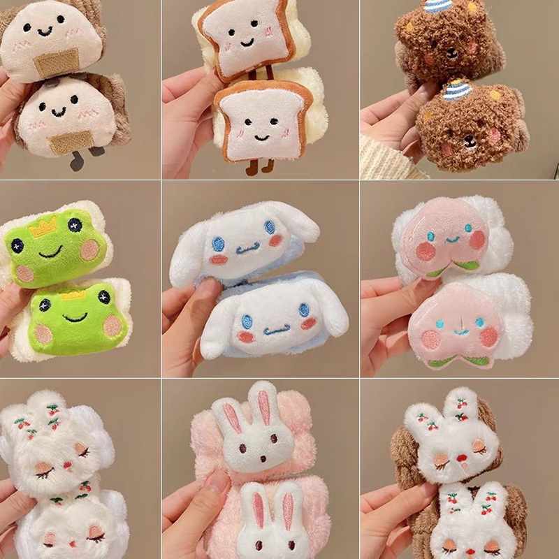 2 ピース/セット漫画洗顔ヘアバンドカフ防水バンド洗顔スパウ - Sweat Band Wrist のレビューと価格