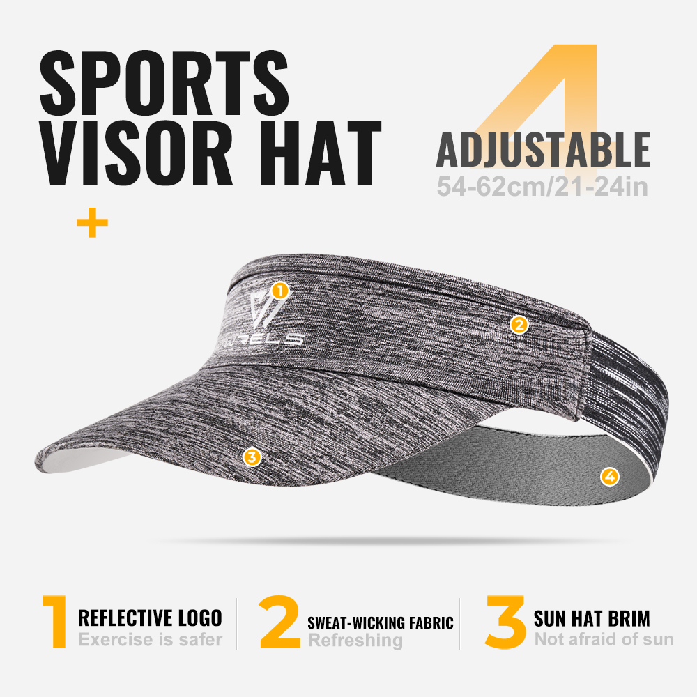 WRELSスポーツサンバイザーハット 通気性・吸汗性 ランニ - Running Cap Mesh のレビューと価格