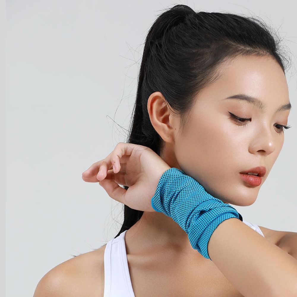ポリエステル繊維スポーツリストスウェットタオル汗吸収リストワ - Sweat Band Wrist のレビューと価格
