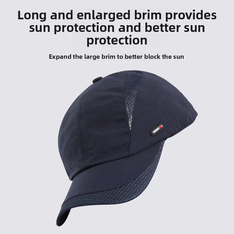 1PC 日焼け防止帽子通気性メッシュ野球帽調節可能な速乾性ス - Running Cap Mesh のレビューと価格