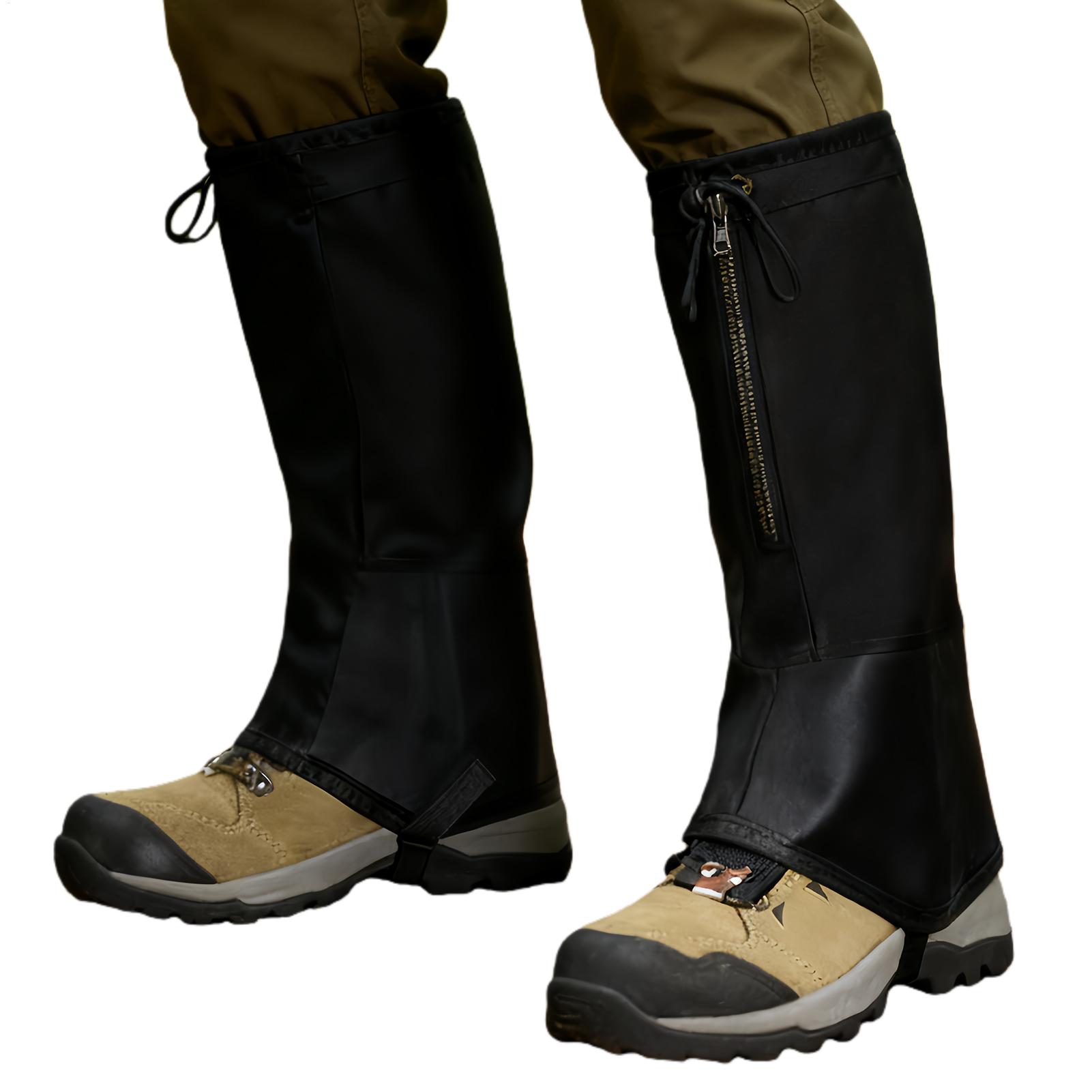 ハイキング用防水レッグゲートル、調節可能な雪・砂・雨よけガー - Running Gear For Rain のレビューと価格