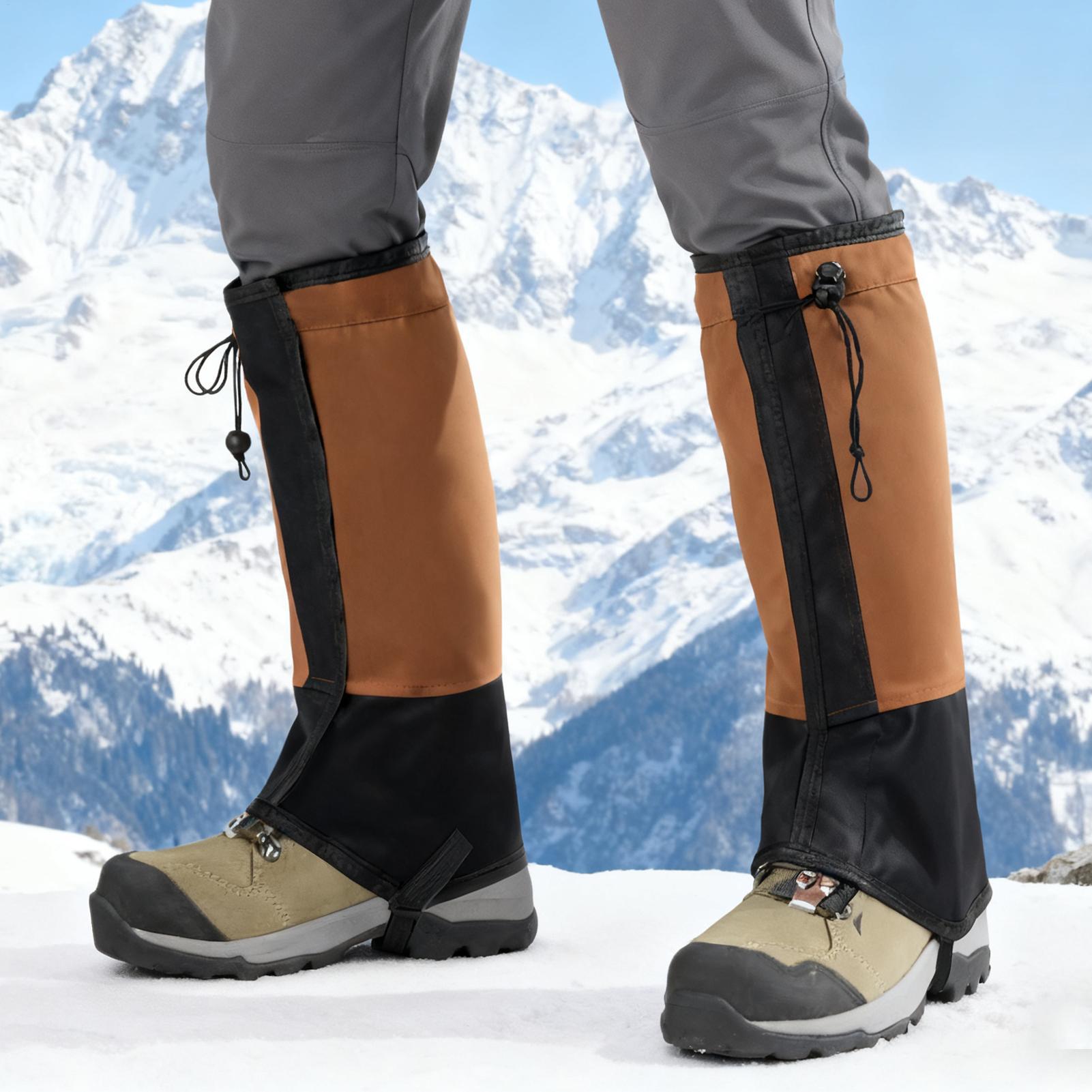 ハイキング用防水レッグゲートル、調節可能な雪・砂・雨よけガー - Running Gear For Rain のレビューと価格