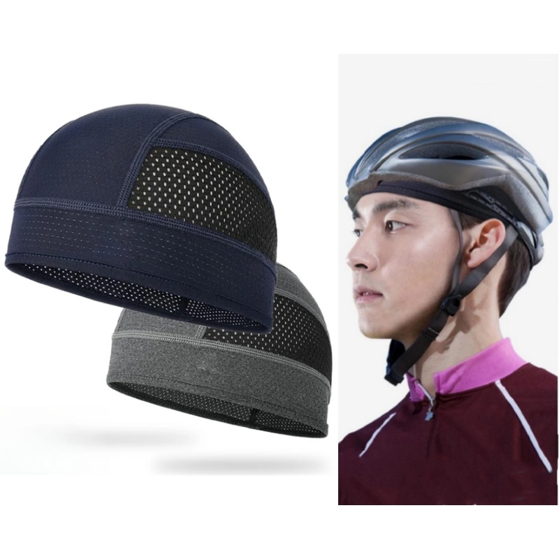 サイクリング用ヘルメットインナーキャップ速乾性通気性メッシュ - Running Cap Mesh のレビューと価格