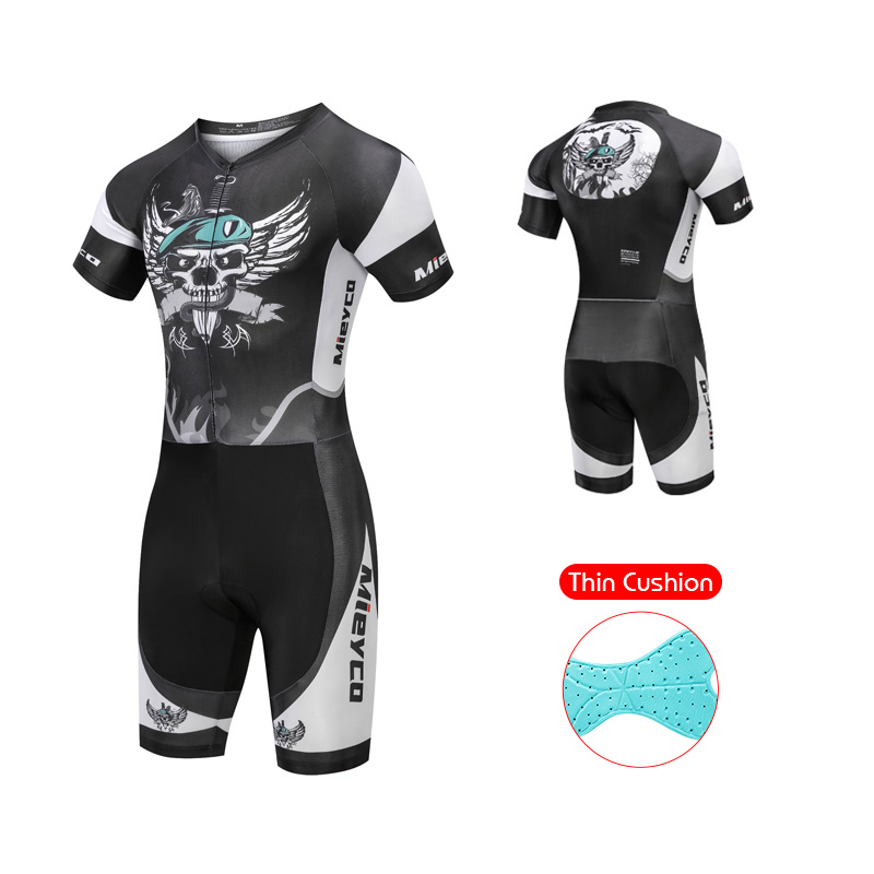 メンズトライアスロンスーツ 通気性パッド入りトライスーツ 半 - Running Gear Sale Men のレビューと価格