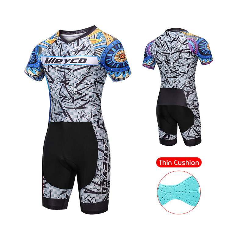 メンズトライアスロンスーツ 通気性パッド入りトライスーツ 半 - Running Gear Sale Men のレビューと価格