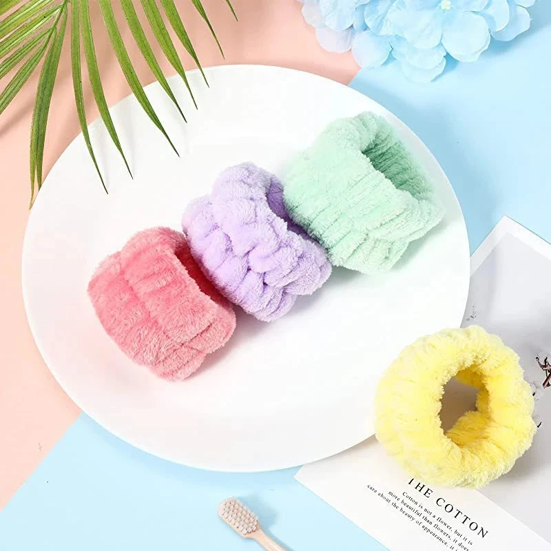 2/4/6 個再利用可能な手首ウォッシュバンドソフトタオルリ - Sweat Band Wrist のレビューと価格