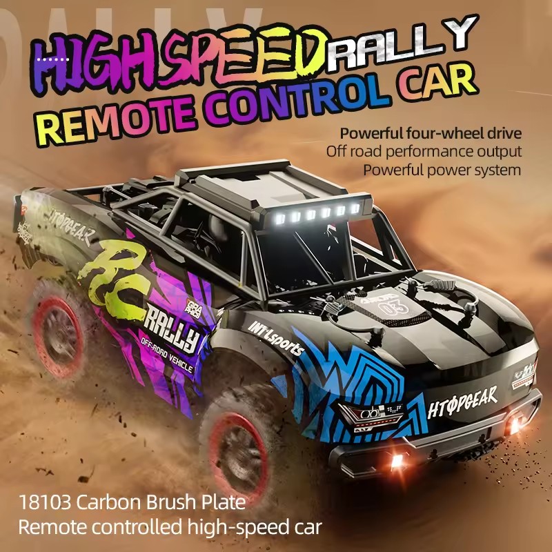 80KM/HブラシレスRCレーシングカー 1:18電動高速リ - Running Gear Vehicle のレビューと価格
