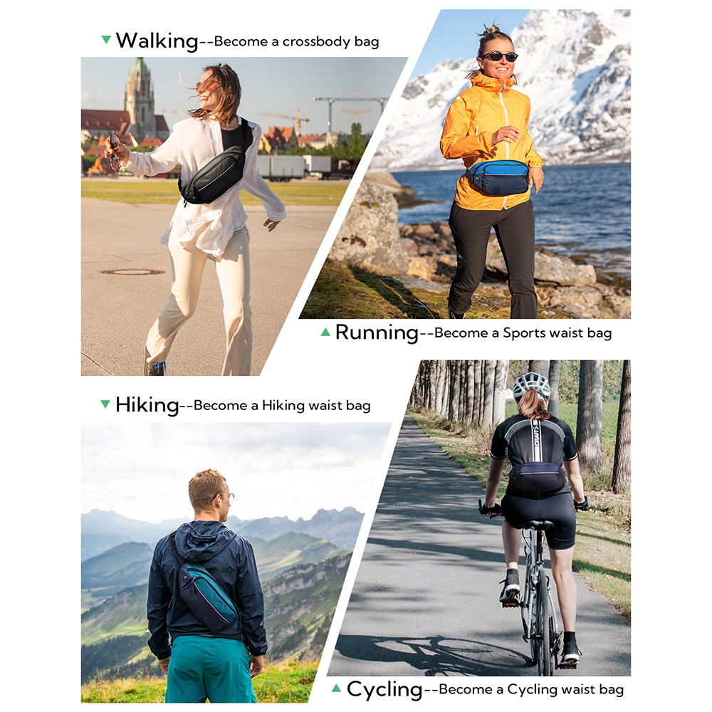 ウォーターフライ-男性と女性のための大きなファニーパック、ク - Running Gear For のレビューと価格